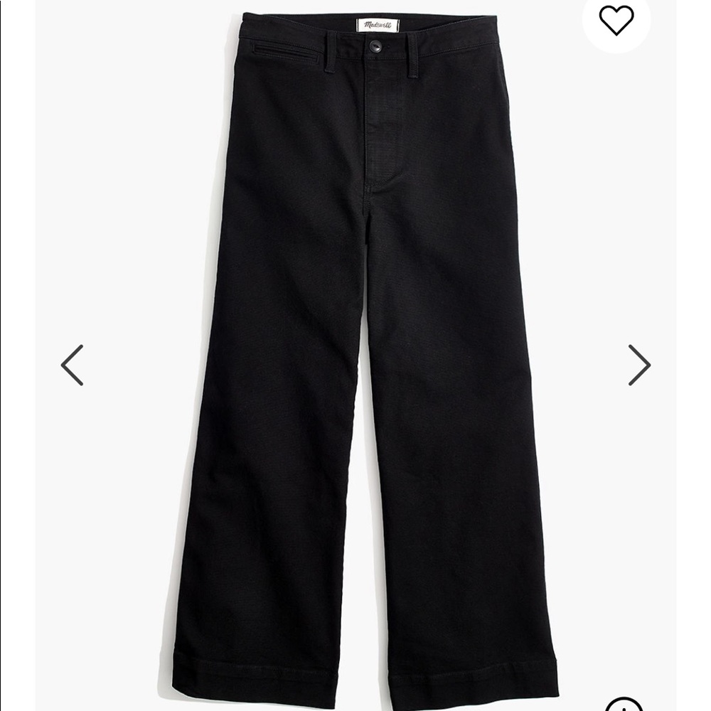 Madewell Emmett wide-leg crop jean
